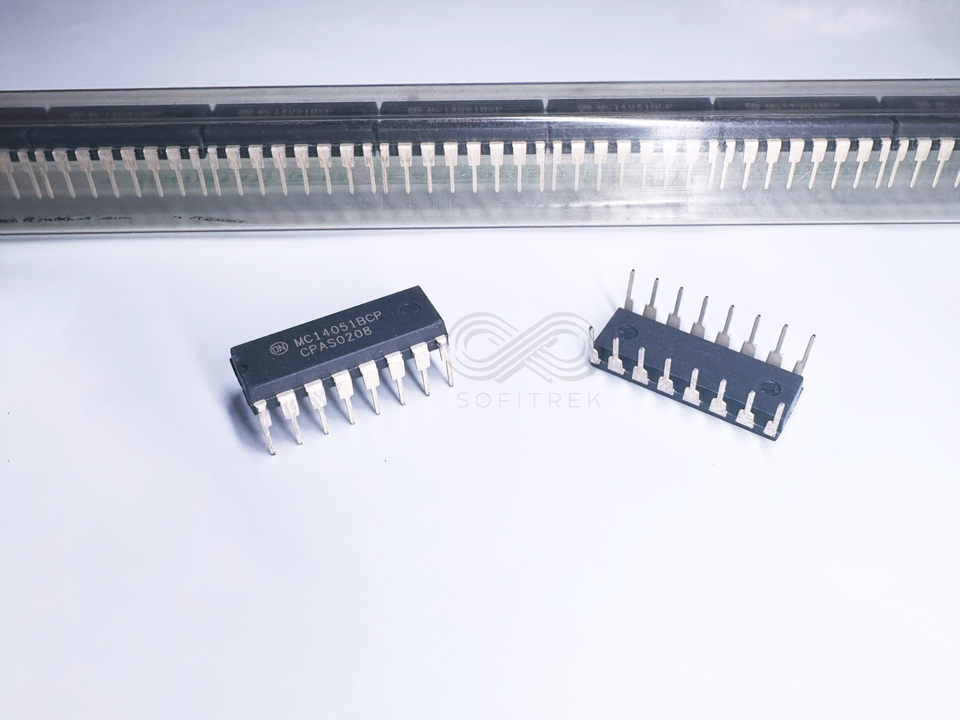 5X MC14051BCP ON 8-Channel Analog Multiplexer Demultiplexer IC SP8T ...