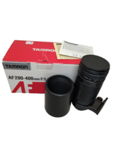 Tamron AF 200-400mm f/5.6 LD IF Lens for Canon w/Filter /Caps Box Very G... - $265.88