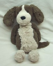 Jellycat London Soft Fudge Brown Puppy Dog 12&quot; Plush Stuffed Animal Toy Spaniel - £23.36 GBP