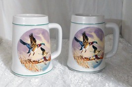 Pair of Mallard Duck Steins - 5 5/8&quot; Tall x 4&quot; Diameter at Base - From Brazil - £14.93 GBP