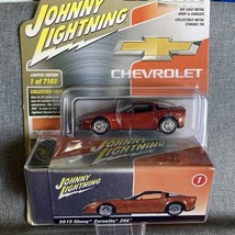 Johnny Lightning 2012 Chevy Corvette Z06 Orange Storage Tin 2022 Vs B Rel 1 No 1 - $14.85