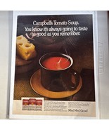 Campbells Tomato Soup 1973 Vintage Print Ad - $182.25 MXN