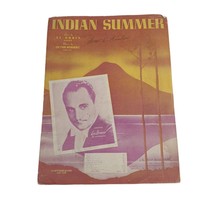 Vintage Sheet Music Indian Summer 1939 Piano Voice Guitar Easy Listening - £9.54 GBP