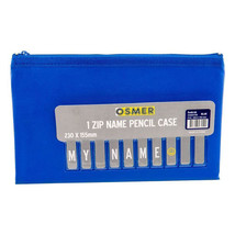 Osmer 1-Zip Name Pencil Case (23x15cm) - Blue - £24.07 GBP