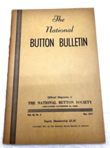 National button society magazine May 1957 Button Collector&#39;s Library - £9.75 GBP