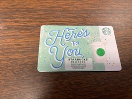 Rare Starbucks coffee Card Here&#39;s To You Co-Branded Corporate Card No Value - $3.95