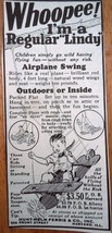 Whoopee! I’m A Regular Lindy Airplane Swing Magazine Advertising Print A... - £2.38 GBP