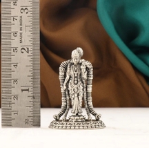 BIS HALLMARKED 925 Silver Antique 3D Andal Idol - pure silver gift items  - £59.43 GBP+