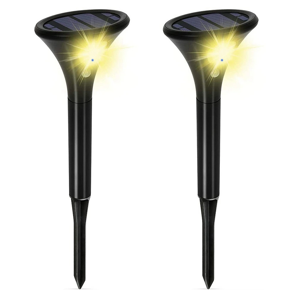 2 Pack Solar Lights Outdoor Waterproof LED scape Lighting Lamps Solar Garden Lig - £154.87 GBP