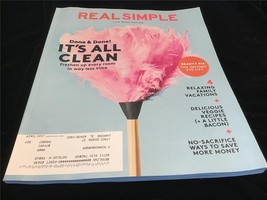 Real Simple Magazine April 2017 Done &amp; Done!  It’s All Clean! - £7.99 GBP