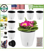 Lightweight 5-Inch Self-Watering Planters with Water-Level Indicator - 6... - $664.49 MXN