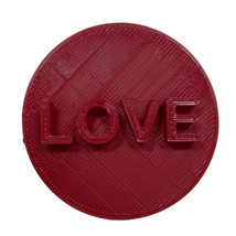 Love Candy Heart Cookie Stamp Embosser Made In USA PR5461 - $3.99