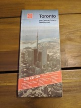 Vintage 1980 Toronto And Central Ontario Holiday Map Travel Brochure - $375.30 MXN