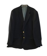 Men&#39;s Navy-Blue Sports Jacket Size 48L Stafford Career Wear Suit Jacket - $1,067.94 MXN