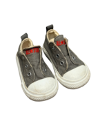 Converse Chuck Taylor All Star Toddler Baby Sneakers Size 4 Gray Slip On... - $9.70