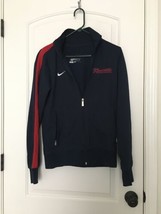 Nike Men&#39;s Blue Athletic Zip Track Jacket Kernersville Chrysler Dodge Si... - $61.11