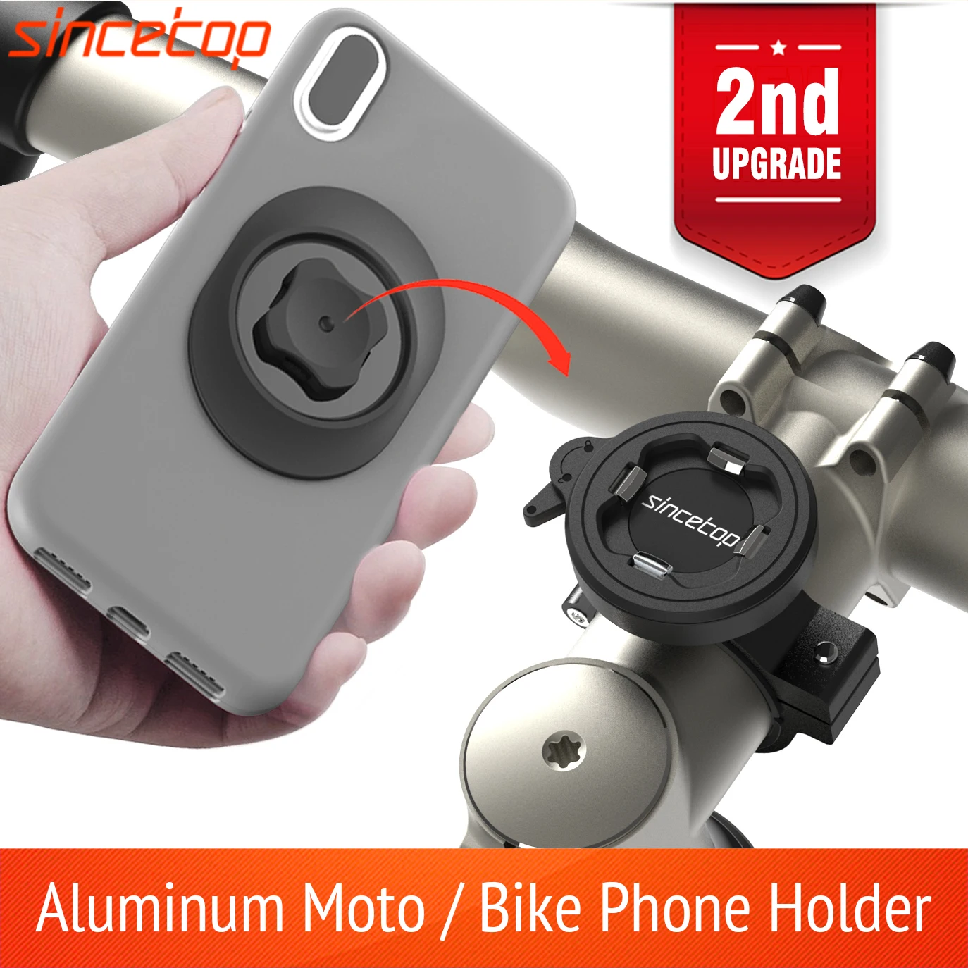 Universal Mountain Bike Handlebar Stem Phone Holder Aluminum Bicycle Moto Motorc - $153.12