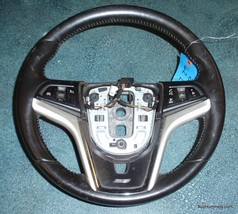 12-15 GM CHEVY CAMARO OEM FACTORY BLACK LEATHER STEERING WHEEL OEM 22790892 - $290.03