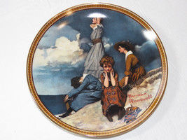 Norman Rockwell&#39;s Waiting on the Shore 11996AC collector plate Knowles C... - $13.89