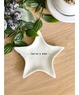 East of India little Porcelain Star Dish, &#39;You&#39;re a Star&#39; - €9,98 EUR