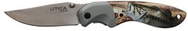 Utica Bass Ridge I Liner Folding Knife 3.25&quot; 440 Steel Blade - 91-1001CP - £22.27 GBP