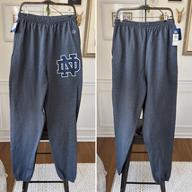 NWT Champion Notre Dame Dark Grey Cotton Sweatpants L - $40.50