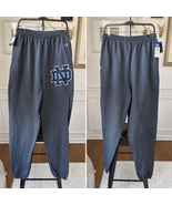 NWT Champion Notre Dame Dark Grey Cotton Sweatpants L - $40.50