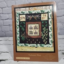 NATURE&#39;S WAY Granola Girl Quilt Patterns Bolt PINE TREES~CONES PUSSYWILL... - $6.92