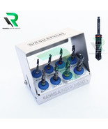 Dental Implant Drills Burs Black Titanium Coated 8 Pcs - $1,142.37 MXN