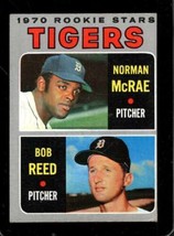 1970 TOPPS #207 NORMAN MCRAE/BOB REED GOOD (RC) TIGERS *X70250 - $0.97