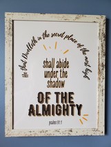 Psalm 91:1 Strength Wall Art 8&quot;X10&quot;, Christian Poster , Faith Poster  8x10 - $19.39