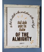 Psalm 91:1 Strength Wall Art 8&quot;X10&quot;, Christian Poster , Faith Poster  8x10 - $368.55 MXN
