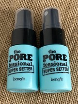 Benefit SUPER SETTER The Porefessional Long Lasting Setting Spray 2 Travel Sizes - £15.04 GBP