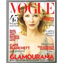 Vogue Magazine January 2009 mbox3147/c Glamourama - Cate Blanchett nb - £7.74 GBP