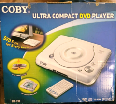 Coby Ultra Compact New DVD Player Model: DVD-209 Slim Design Top Load - £22.78 GBP