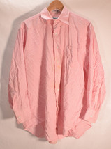 Vintage Huntington Mens Button-Down Shirt Pink 16 1/2 - £19.38 GBP
