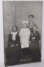 RPPC Photo of 4 Generations of Women 1920s Family Picture Postcard Unposted - £7.89 GBP