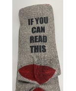If You Can Read This Bring Me A Glass Of Wine Socks. Unisex - $362.91 MXN