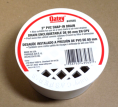 Oatey - 3&quot; All PVC Snap-In Drain - MPN - 43565 - £15.03 GBP