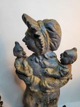 Antique English Mr. & Mrs. Ally Sloper Figural Cast Iron Doorstops image 5