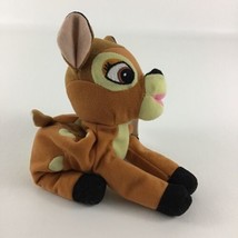 Disney Store Bambi Deer 6&quot; Plush Mini Bean Bag Stuffed Animal Toy New w ... - $14.80