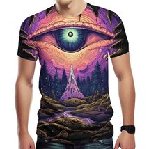 Girren Men's Psychedelic Eyes Graphic T-Shirt Black 2XL Size 2XL - $104.60 MXN Girren Men's Psychedelic Eyes Graphic T-Shirt Black 2XL Size 2XL - $104.60 MXN