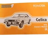 1976 Toyota Celica Owners Manual Original OEM User Instruction Guide Boo... - $13.81