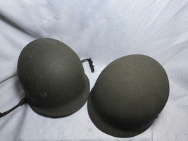 Military M1 Fixed Bale Helmet Steel Pot And 1942 Liner Type III By Schol... - £195.50 GBP
