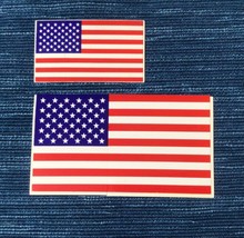 American Flag Sticker Decal Pair 919A - £9.38 GBP