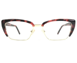 Andy Wolf Brille Rahmen 5027 col.h Brown Rot Schildplatt Gold Cat Eye 53... - $186.08