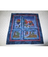 2011 Signed ONE FISH, TWO FISH Machine Quilted WALL HANGING - 23-1/2&quot; x ... - £21.73 GBP