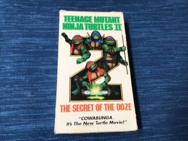 Vintage Teenage Mutant Ninja Turtles II The Secret of the Ooze VHS Tape ... - £6.13 GBP