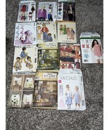Bundle Of Craft Sewing Patterns Vintage McCall’s Butterick Simplicity Mo... - $236.01 MXN