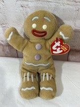 Ty Beanie Baby GINGY Gingerbread Man Shrek the Halls Exclusive Plush 2008 NWT - £15.95 GBP